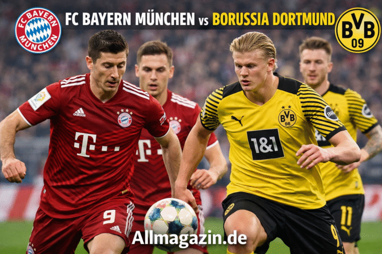 ticker: teilnehmer: fc bayern münchen gegen borussia dortmund