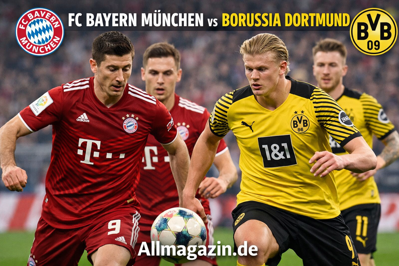 ticker: teilnehmer: fc bayern münchen gegen borussia dortmund